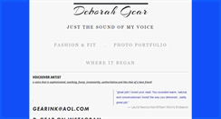 Desktop Screenshot of deborahgear.com
